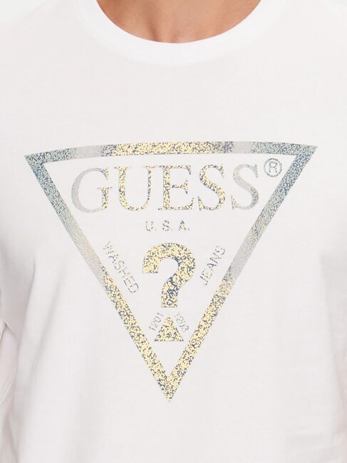 TRIANGLE T-shirt with maxi print purwhite - T-shirt