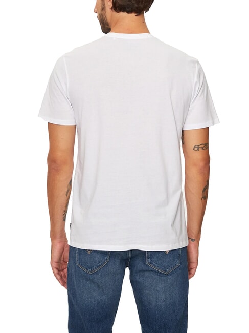 METALLIC LOGO T-shirt with embossed print purwhite - T-shirt
