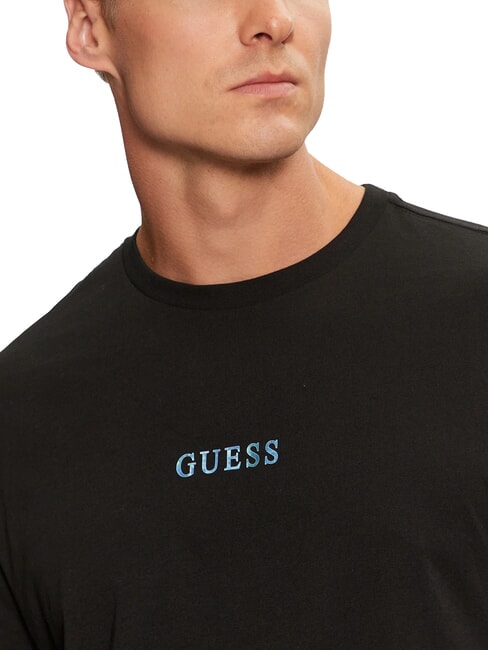 BASIC 4G logo print T-shirt jetbla - T-shirt