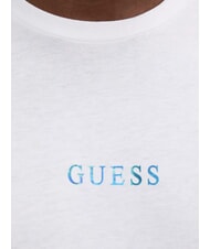 GUESS BASIC 4G logo print T-shirt purwhite - T-shirt - 3