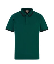 GUESS PIQUE Stretch short-sleeved polo shirt dark jade - Polo shirt - 3