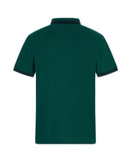 GUESS PIQUE Stretch short-sleeved polo shirt dark jade - Polo shirt - 4