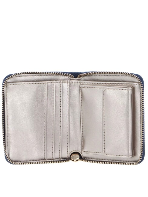 LAUREL Small zip around wallet BLUE - Women&rsquo;s Wallets