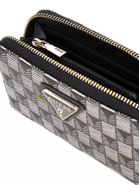 G WAVE  Medium Zip Around Wallet black logo - Women’s Wallets