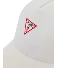 GUESS TRIANGLE  Hat with visor purwhite - Hats - 3