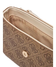 GUESS GIRL Mini Handbag, with shoulder strap 4g aop beige white - Women’s Bags - 4
