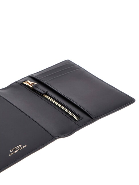 SMOOTH  Leather Passport Holder BLACK - Women’s Wallets