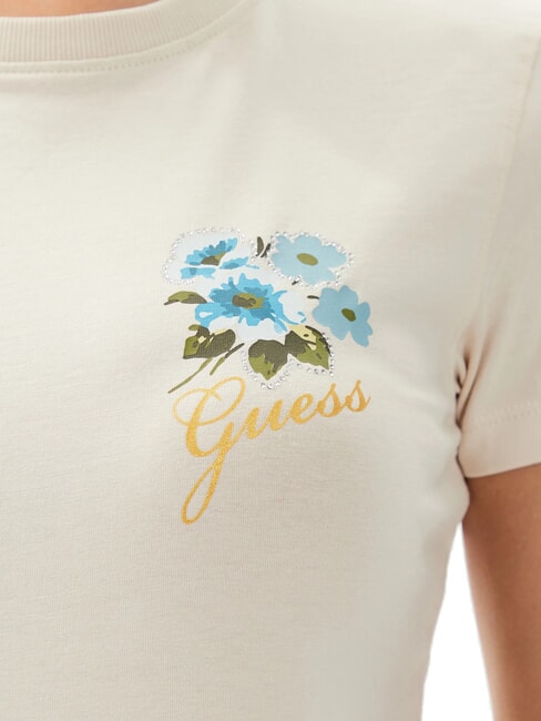 FLOWERS Stretch T-shirt vanilla blush - T-shirt