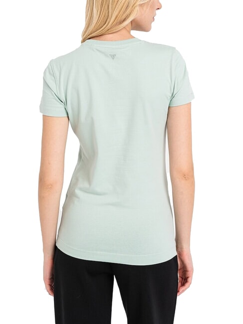 FLOWERS Stretch T-shirt soft mint - T-shirt