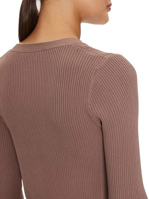 KAILEY Ribbed Cardigan with Buttons iron - Women's Sweaters