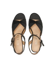 GUESS STARLA High wedge sandals BLACK - Women’s shoes - 5