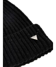 GUESS LUREX Wool Blend Hat BLACK - Hats - 3