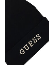 GUESS LOGO Cuffed hat BLACK - Hats - 3