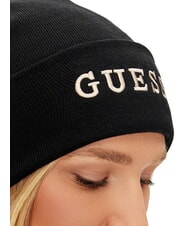 GUESS LOGO Cuffed hat BLACK - Hats - 4