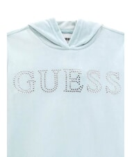 GUESS MINI ME Chenille sweatshirt with rhinestone logo seafoam mist - Baby Sweatshirt - 3
