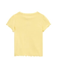 GUESS KIDS T-shirt with cherry embroidery saffron tea - Child T-shirt - 2