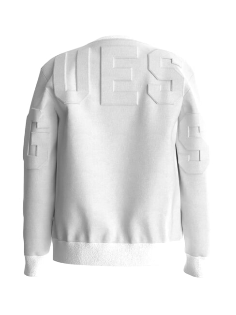 KIDS Oversized sweatshirt with embossed logo purwhite - Baby Sweatshirt