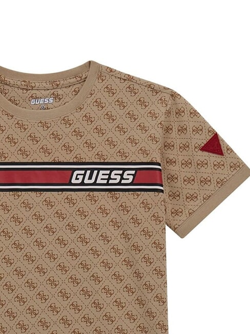 KIDS 4G all-over logo T-shirt 4g aop beige white - Child T-shirt