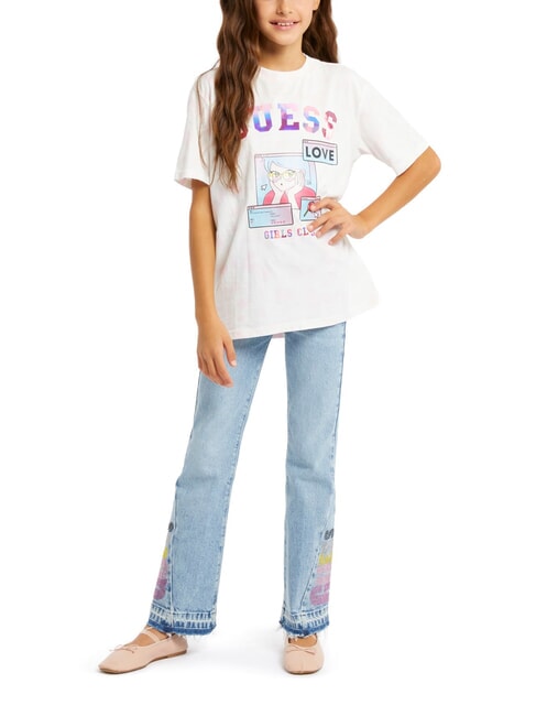 KIDS Printed patterned T-shirt pink tie dye - Child T-shirt