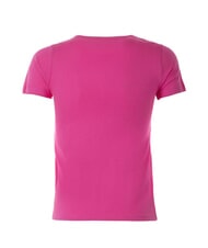 GUESS KIDS Triangle logo print T-shirt pink trip - Child T-shirt - 2