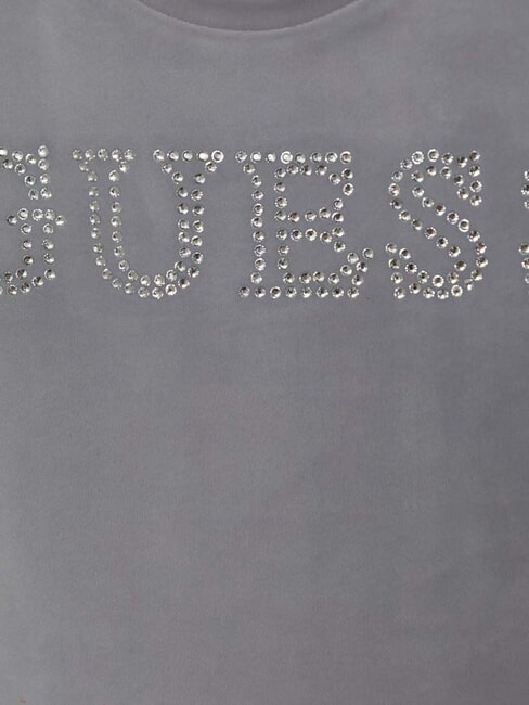 MINI ME Rhinestone Logo Crop T-Shirt lilac smoke - Child T-shirt