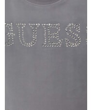 GUESS MINI ME Rhinestone Logo Crop T-Shirt lilac smoke - Child T-shirt - 3