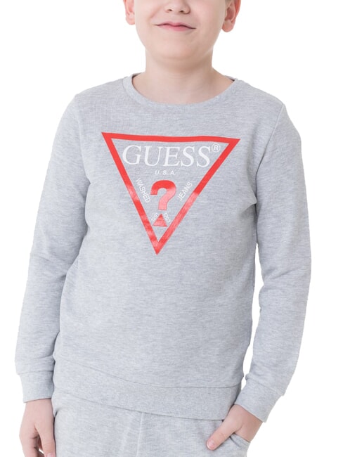 CORE KIDS Long sleeve sweatshirt with logo print light heather grey - Baby Sweatshirt