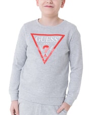 GUESS CORE KIDS Long sleeve sweatshirt with logo print light heather grey - Baby Sweatshirt - 4