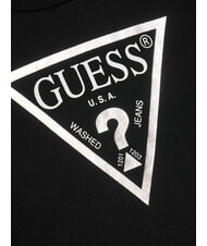 GUESS CORE KIDS Sweatshirt with triangle logo print jet black w/ frost g - Baby Sweatshirt - 3