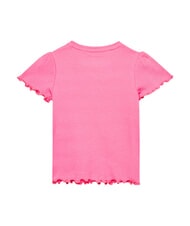 GUESS KIDS T-shirt with cherry embroidery caramel rose - Child T-shirt - 2