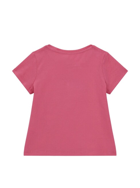 KIDS T-shirt with flower print caramel rose - Child T-shirt