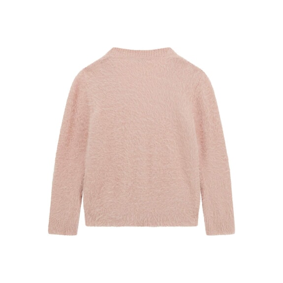 KIDS Cardigan with buttons pink roses - Children's Sweaters