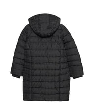 GUESS KIDS Puffer jacket long hood 4g black jacquard - Baby Jackets - 2