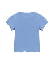 GUESS KIDS T-shirt with cherry embroidery azure spring - Child T-shirt - 2