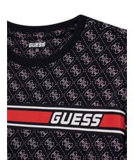 GUESS KIDS 4G all-over logo T-shirt 4g aop jet black - Child T-shirt - 3
