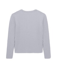 GUESS KIDS Ribbed V-neck sweater arctic wind - Children's Sweaters - 2