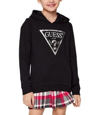 GUESS CORE KIDS Hoodie with print jet black w/ frost g - Baby Sweatshirt - 4