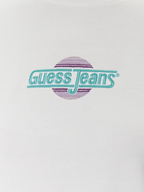 CN CROP Cotton sweatshirt purwhite - Women's Sweatshirts