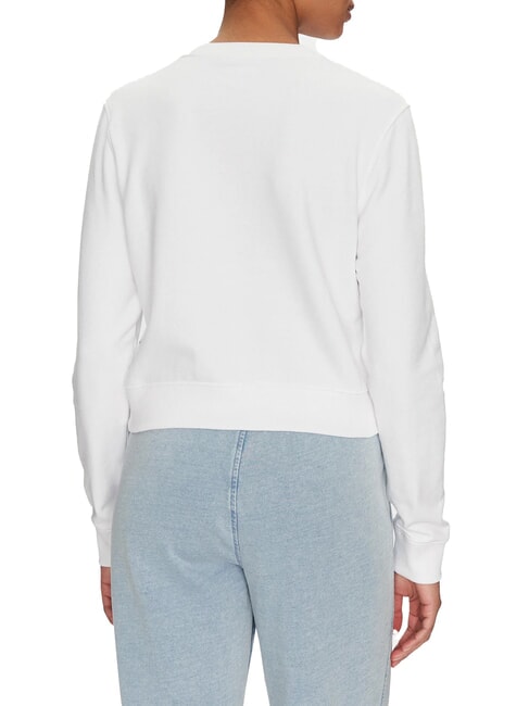 CN CROP Cotton sweatshirt purwhite - Women's Sweatshirts