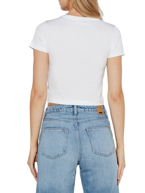 SL CN SNAP EMBRO  T-shirt purwhite - T-shirt