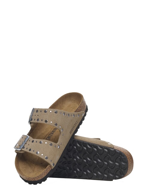 ARIZONA RIVET  Leather sandals taupe - Women&rsquo;s shoes