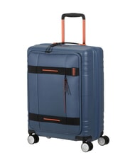 AMERICAN TOURISTER HELLO CABIN Expandable carry-on trolley navy/orange - Hand luggage - 3