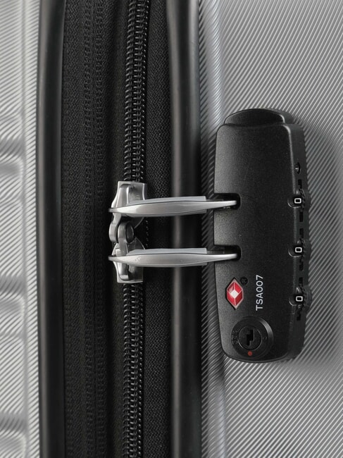 FLASHLINE Medium expandable trolley skysilver - Rigid Trolley Cases