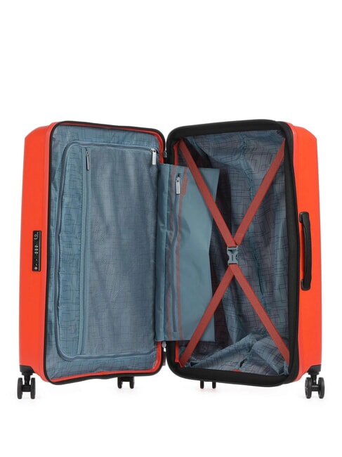 AEROSTEP Expandable medium size trolley BRIGHT ORANGE - Rigid Trolley Cases