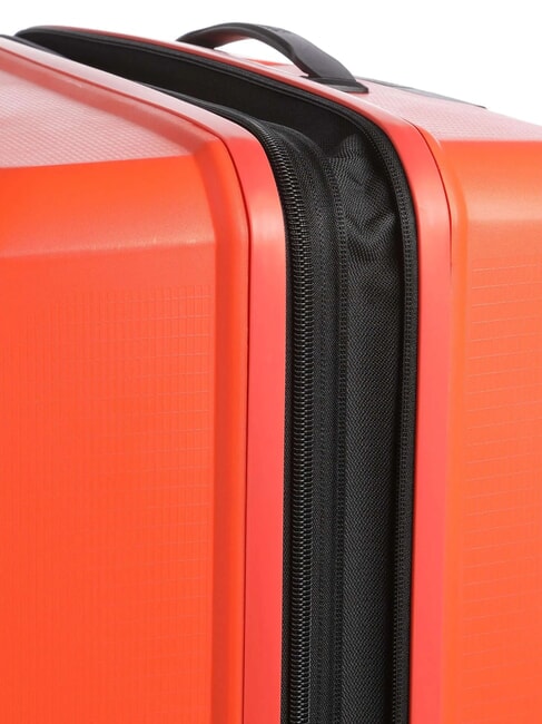 AEROSTEP Large size expandable trolley BRIGHT ORANGE - Rigid Trolley Cases