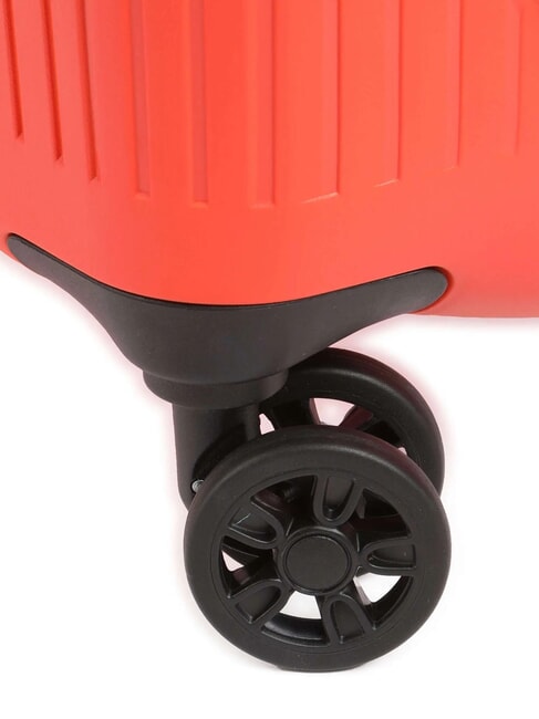 AEROSTEP Large size expandable trolley BRIGHT ORANGE - Rigid Trolley Cases