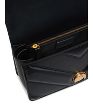 PINKO LOVE ONE MINI Chevron quilted nappa bag black-antique gold - Women&rsquo;s Bags - 4