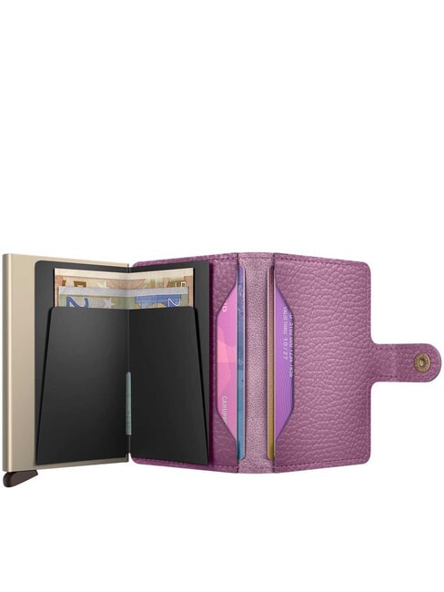 PEBBLE  Hammered leather wallet orchid - Women&rsquo;s Wallets