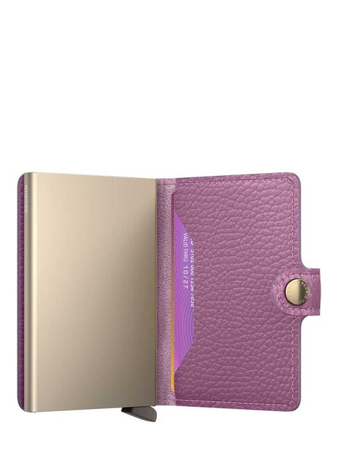 PEBBLE  Hammered leather wallet orchid - Women&rsquo;s Wallets