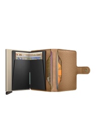 SECRID PEBBLE  Hammered leather wallet cappuccino - Women&rsquo;s Wallets - 2